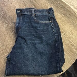 American Eagle Super High Rise Ankle Straight Jean